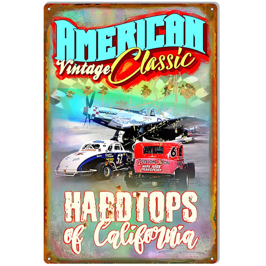 American Vintage Classics Metal Sign - 12" x 18" American Vintage Classics Metal Sign - 12" x 18"