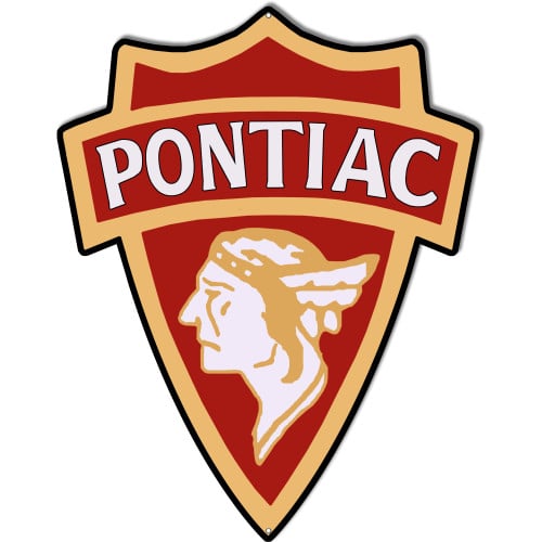 Pontiac Metal Sign - 16" x 20"