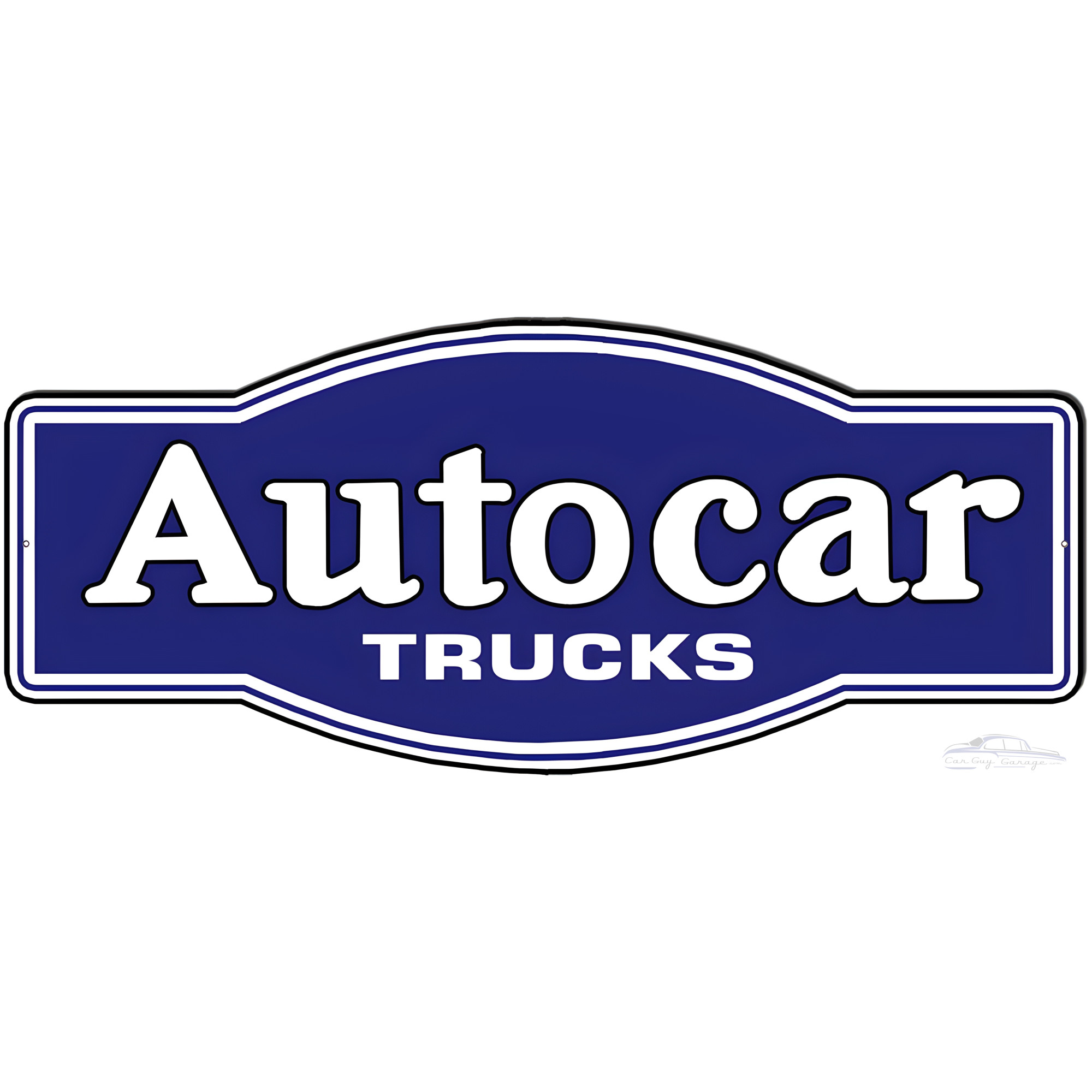 Autocar Trucks Logo Metal Sign