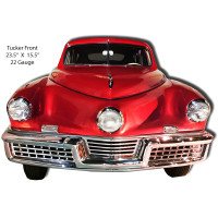 Tucker Red Front End Metal Sign - 15.5" x 23.5"