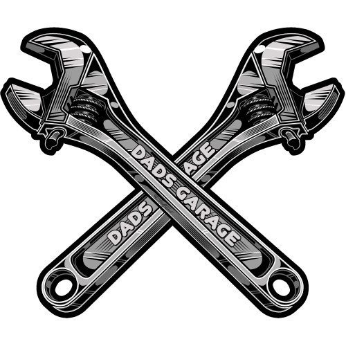 Dad's Garage Tools Metal Sign - 14.5" x 17.5"