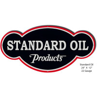 Standard Oil Reproduction Metal Sign - 12" x 24"