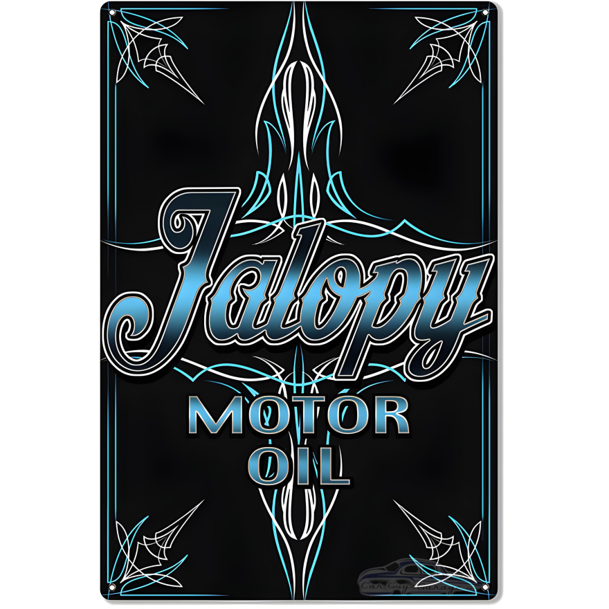 Jalopy Motor Oil Garage Art Man Cave Metal Sign - 16" x 24" Jalopy Motor Oil Garage Art Man Cave Metal Sign - 16" x 24"