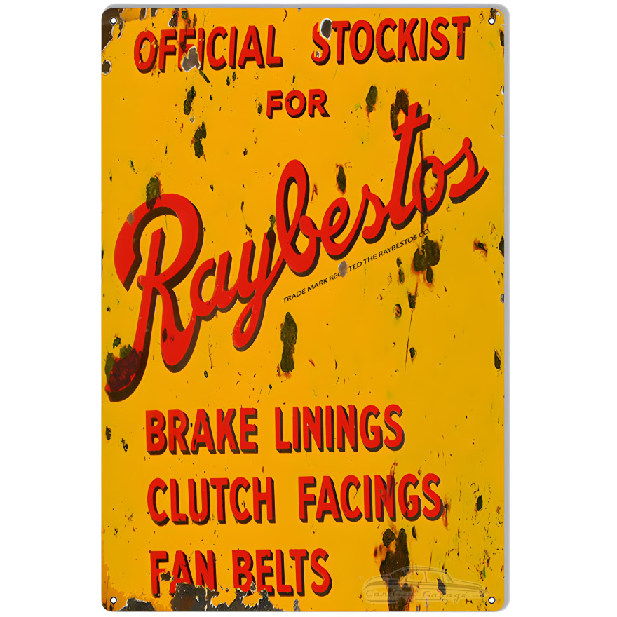 Raybestos Mobil Metal Sign - 12" x 18" Raybestos Mobil Metal Sign - 12" x 18"