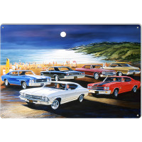 Classic Sport Muscle Cars Reproduction Garage Shop Metal Sign - 12" x 18"