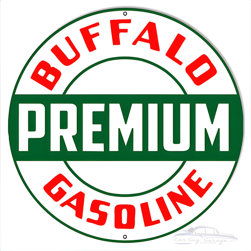 Premium Buffalo Motor Oil Metal Sign - 14" x 14" Premium Buffalo Motor Oil Metal Sign - 14" x 14"