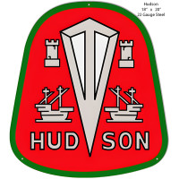 Hudson Laser Cut Out Metal Sign - 18" x 20"