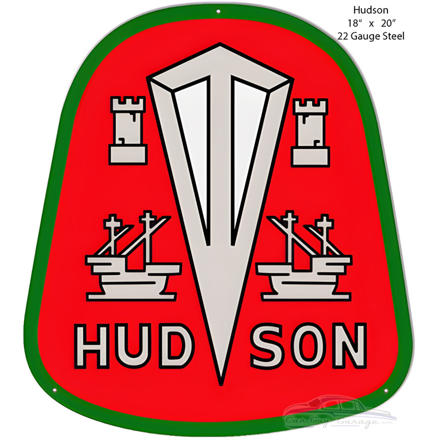 Hudson Laser Cut Out Metal Sign - 18" x 20" Hudson Laser Cut Out Metal Sign - 18" x 20"