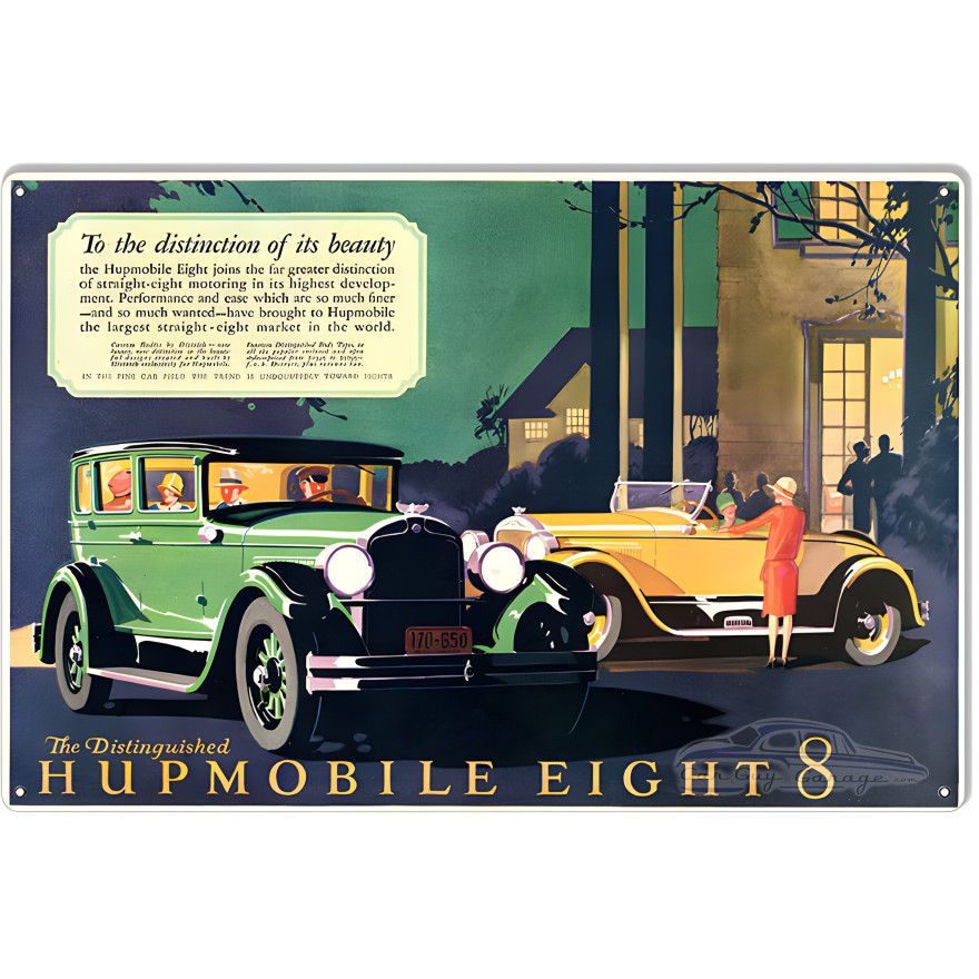 Humpmobile Eight Reproduction Classic Car Garage Shop Metal Sign - 12" x 18" Humpmobile Eight Reproduction Classic Car Garage Shop Metal Sign - 12" x 18"