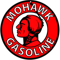 Mohawk Gasoline Service Station Metal Sign - 14" Round
