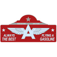 The Best Flying A Motor Oil Metal Sign - 23" x 11.25"