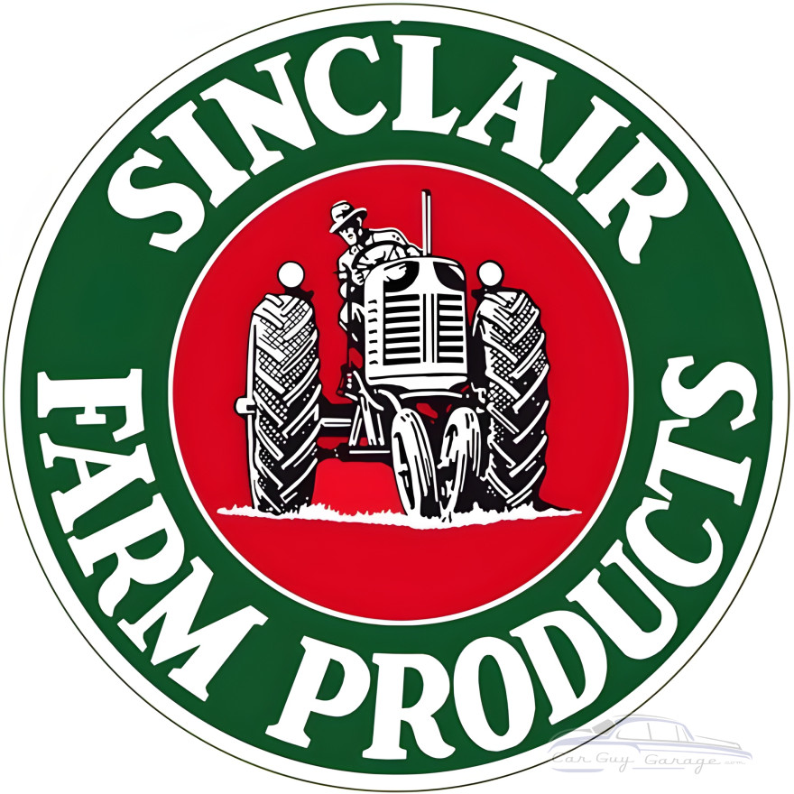 Sinclair Farm Products Metal Sign - 14" Round Sinclair Farm Products Metal Sign - 14" Round