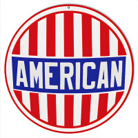 American Motor Oil Reproduction Metal Sign - 14" x 14"