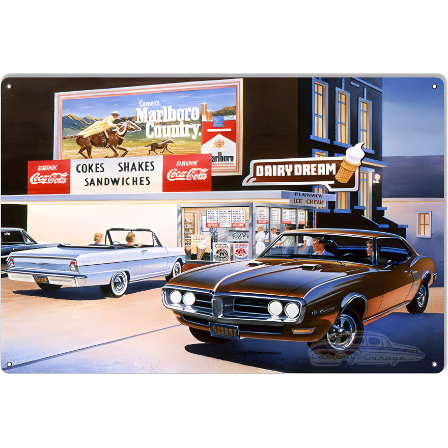 Mustang Hot Rod Reproduction Garage Shop Metal Sign - 12" x 18" Mustang Hot Rod Reproduction Garage Shop Metal Sign - 12" x 18"