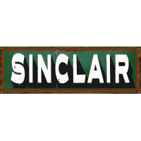 Sinclair Motor Oil Metal Sign - 8" x 24"