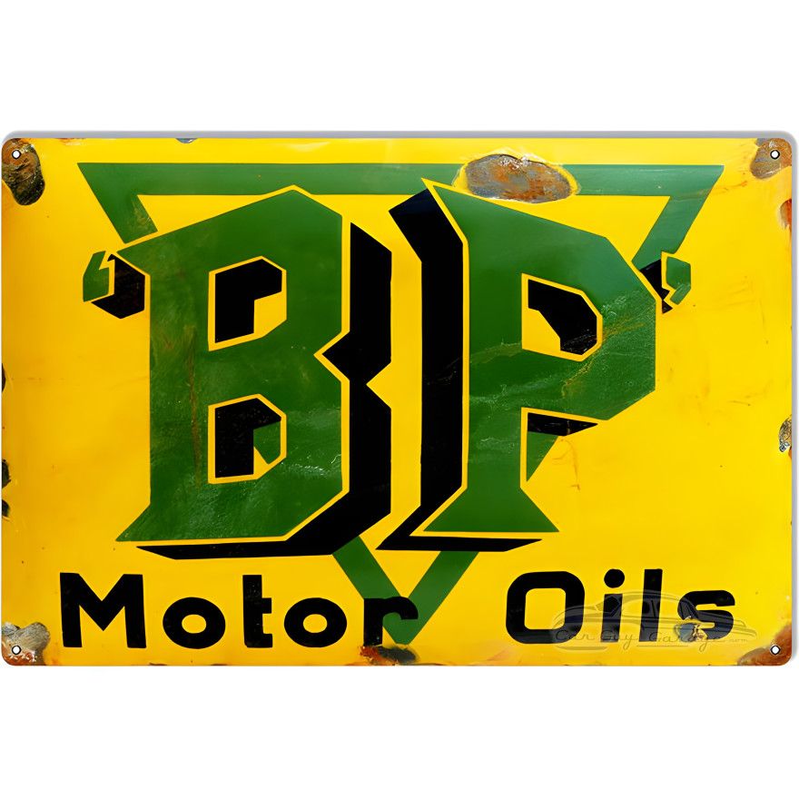 BP Motor Oils Metal Sign - 12" x 18" BP Motor Oils Metal Sign - 12" x 18"