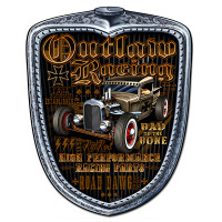 Hot Rod Outlaw Racing High Performance Racing Parts Metal Sign - 19" x 24"