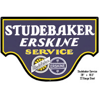 Studebaker Erskine Reproduction Metal Sign - 18.5" x 28"