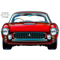 GT Ferrari Metal Sign - 15.5" x 23.5"