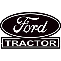 Ford Tractors Reproduction Country Metal Sign - 15" x 24"