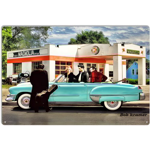 Going For A Ride In A Chevy Metal Sign - 12" x 18"