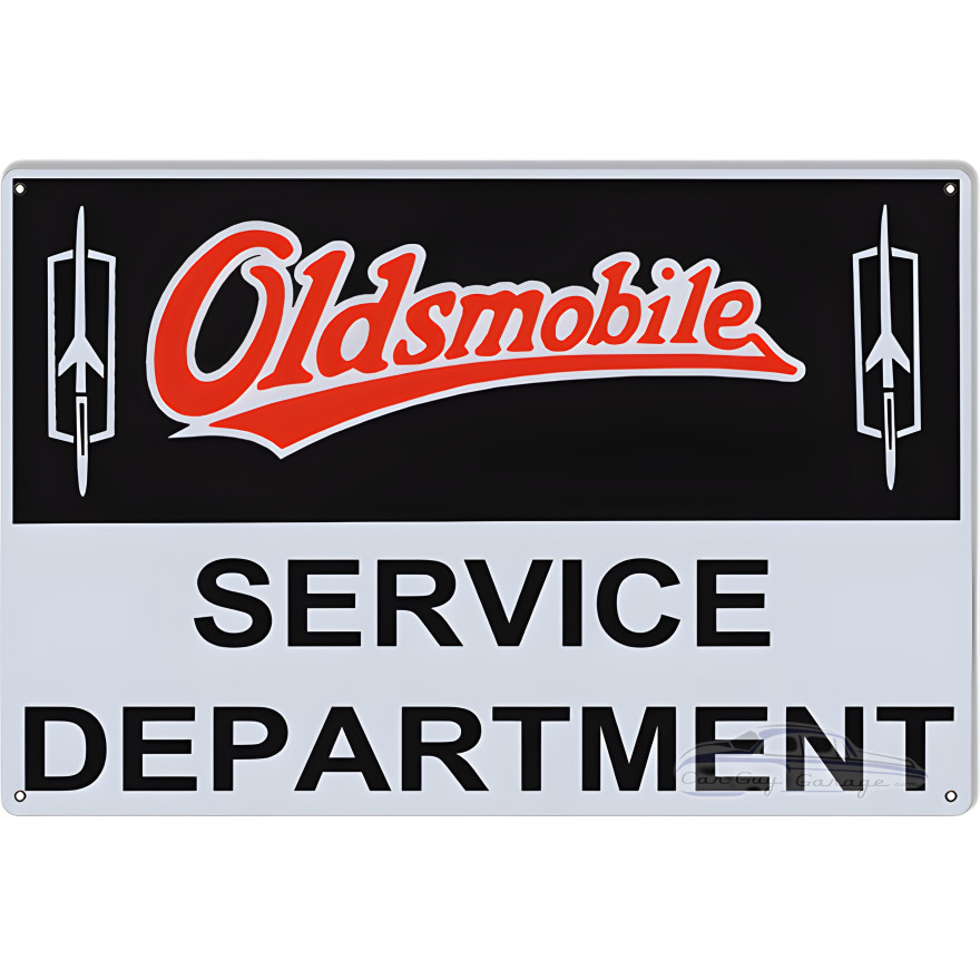 Oldsmobile Service Department Metal Sign - 16" x 24" Oldsmobile Service Department Metal Sign - 16" x 24"
