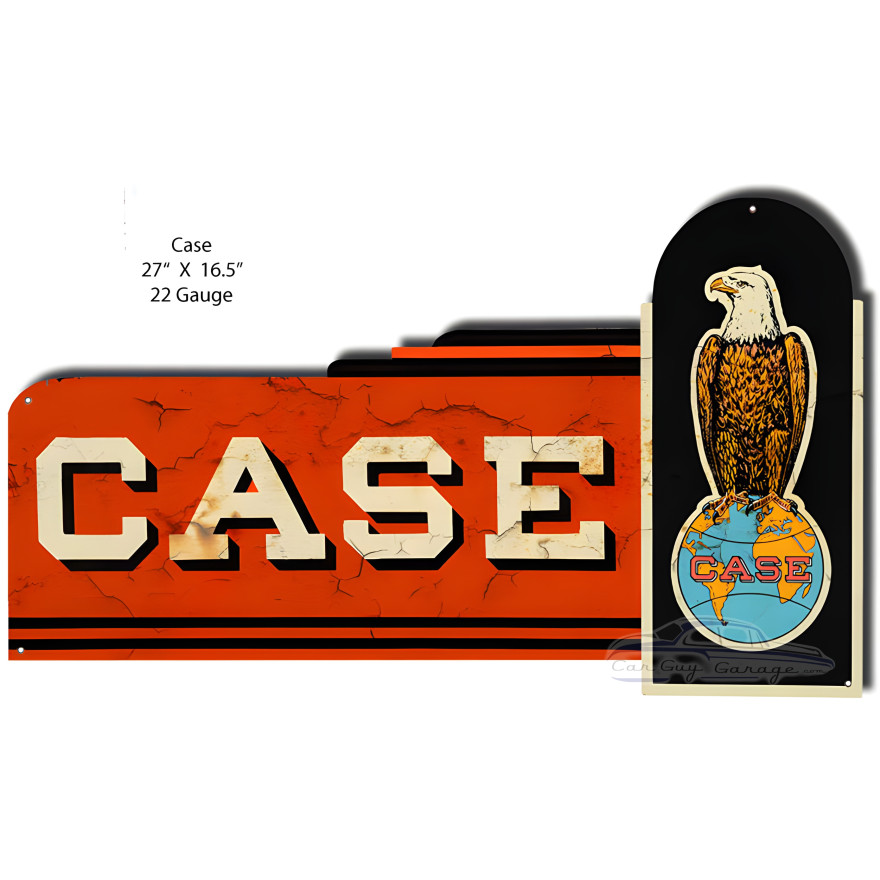 CASE Motor Oil Metal Sign - 16.5" x 27" CASE Motor Oil Metal Sign - 16.5" x 27"