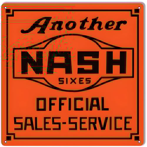 Another Nash Gas Station Metal Sign - 12" x 12"
