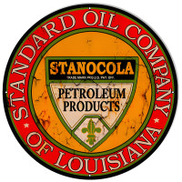 Standard Oil Reproduction Motor Oil Metal Sign - 24" x 24"