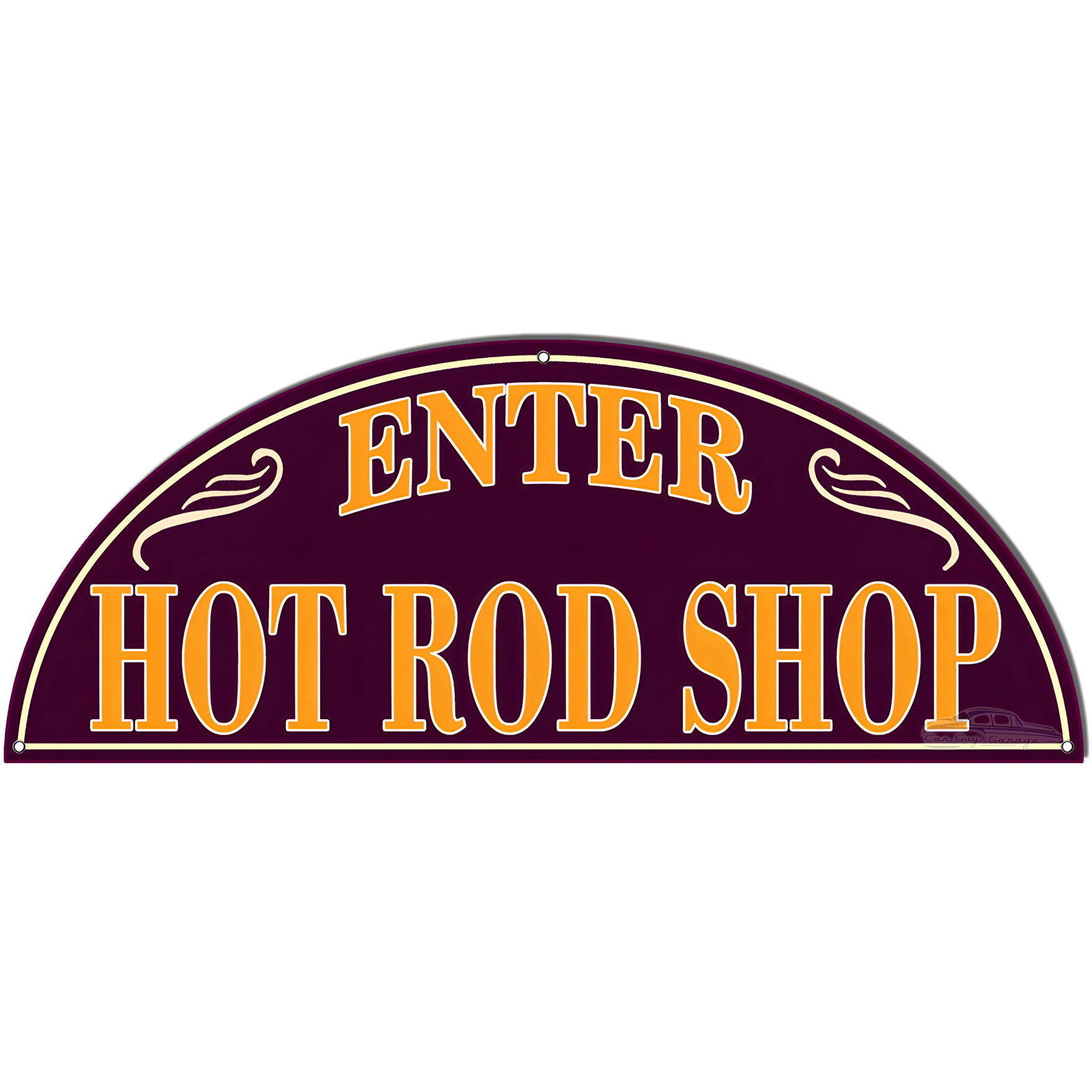 Rod Shop Sign Hot Rod Shop Sign - Reproduction Metal Sign