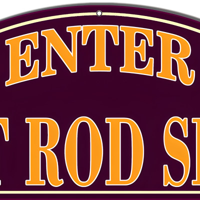 Rod Shop Sign Hot Rod Shop Sign - Reproduction Metal Sign