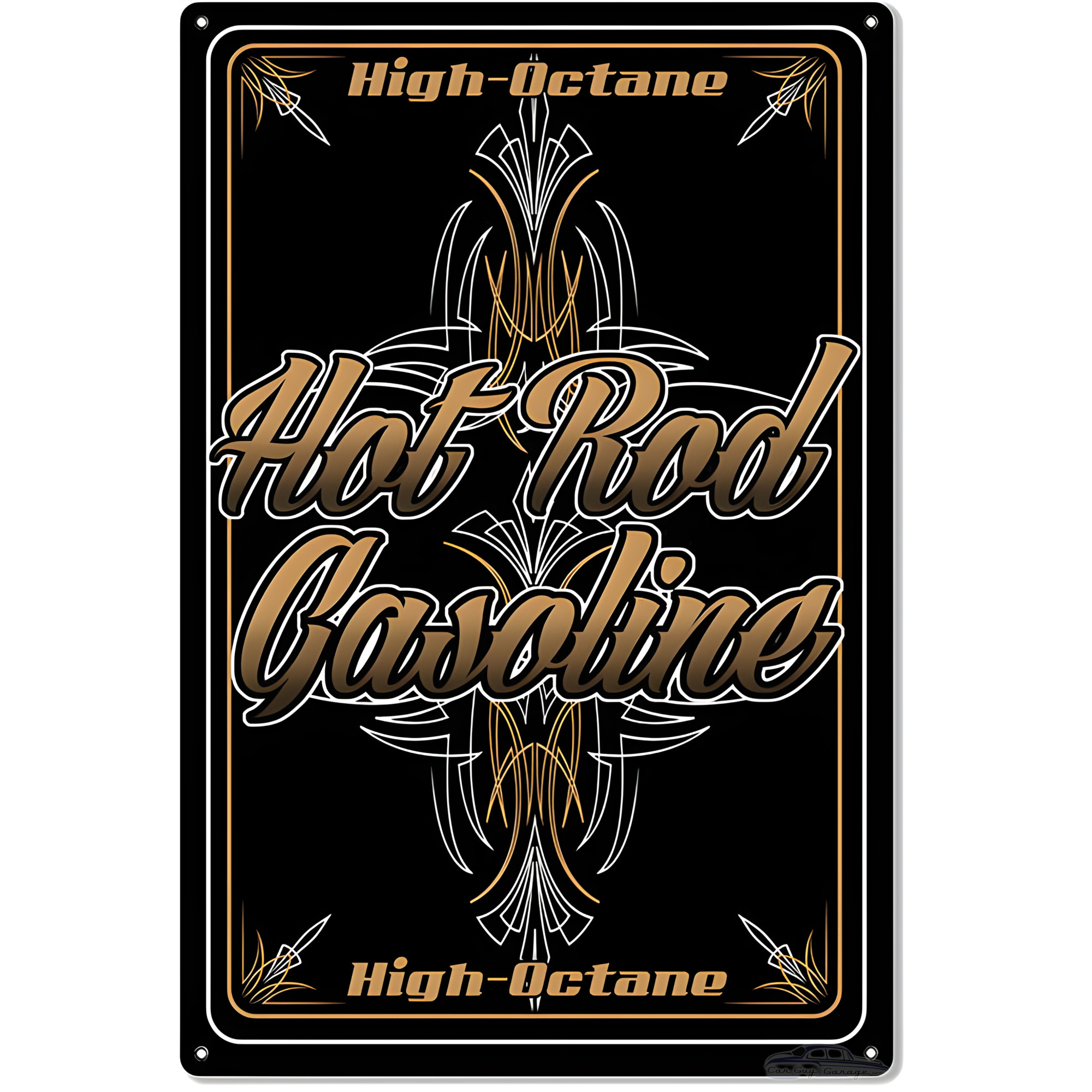 Hot Rod Gasoline Garage Shop Man Cave Metal Sign - 16