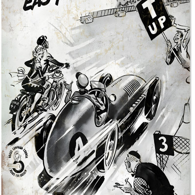 Triump Sign Triumph Motorcycle Classic British Metal Sign - 12