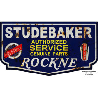Studebaker Rockne Distressed Metal Sign - 18.5" x 33"