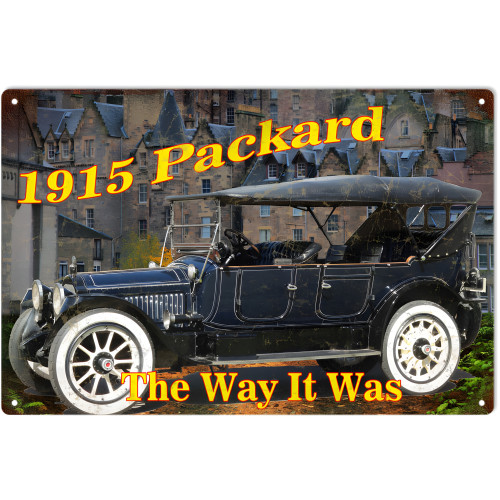 Packard The Way It Was Metal Sign - 12" x 18"