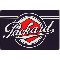 Packard Automobile Gas Station Metal Sign - 16" x 24"
