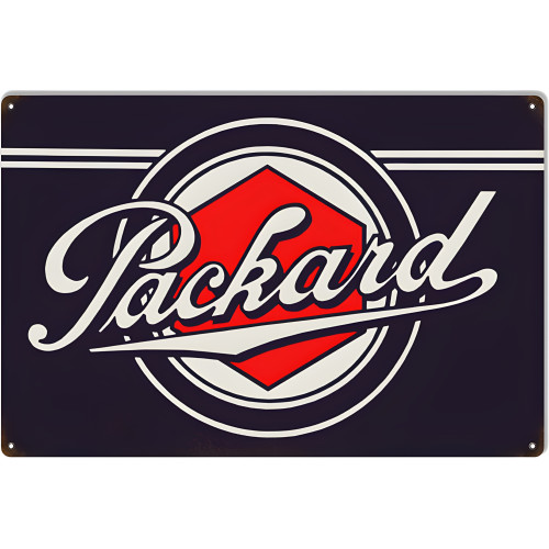 Packard Automobile Gas Station Metal Sign - 16" x 24"
