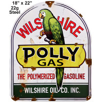 Polly Gasoline Metal Sign - 18" x 22"