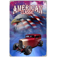 Old Classic Metal Sign - 12" x 18"