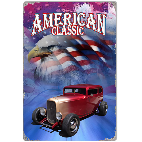 Old Classic Metal Sign - 12" x 18"