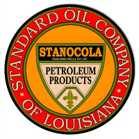 Standard Oil Company Gas Station Metal Sign - 14" x 14"