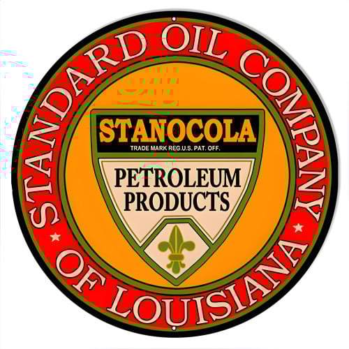Standard Oil Company Gas Station Metal Sign - 14" x 14"