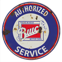 Buick Valve In Head Service Gas Station Metal Sign - 14" Round