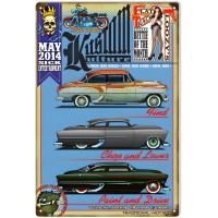 Custom Bike Week Kustom Kulture Metal Sign - 12" x 18"
