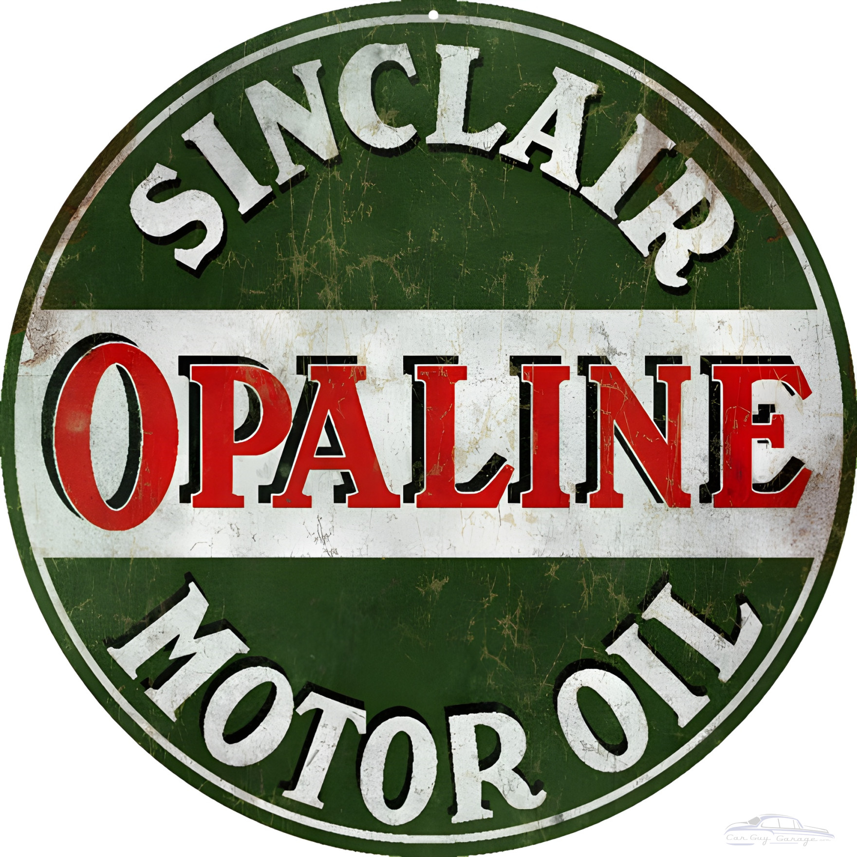 Sinclair Opaline Motor Oil Gas Station Metal Sign - 14