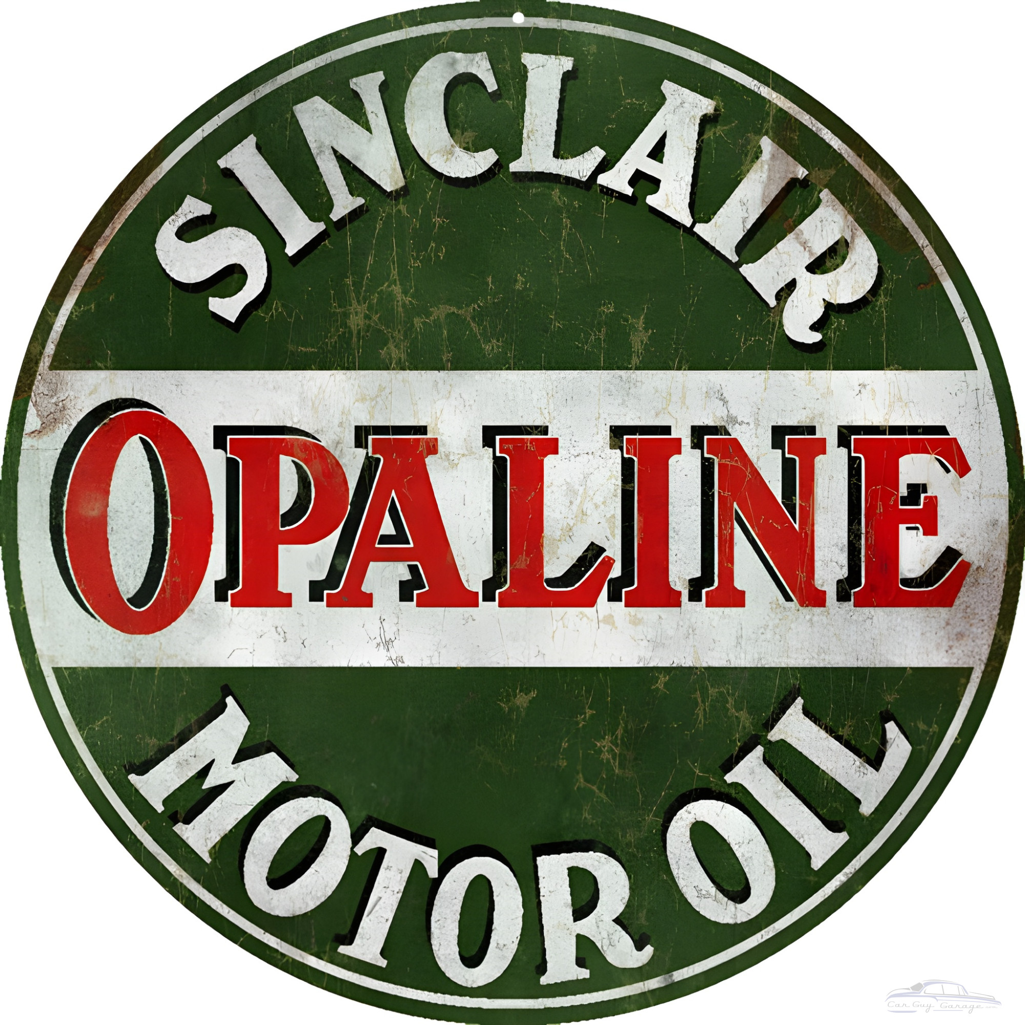 Sinclair Opaline Motor Oil Gas Station Metal Sign - 14