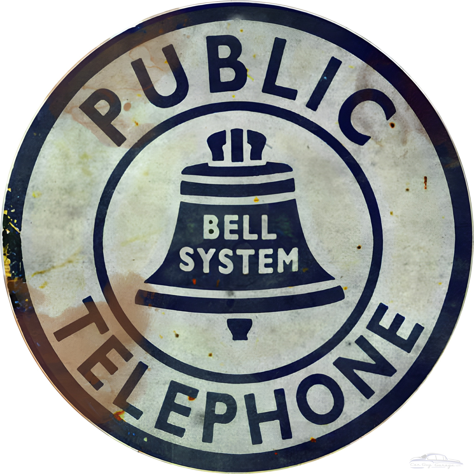 Public Bell System Telephone Metal Sign - 14