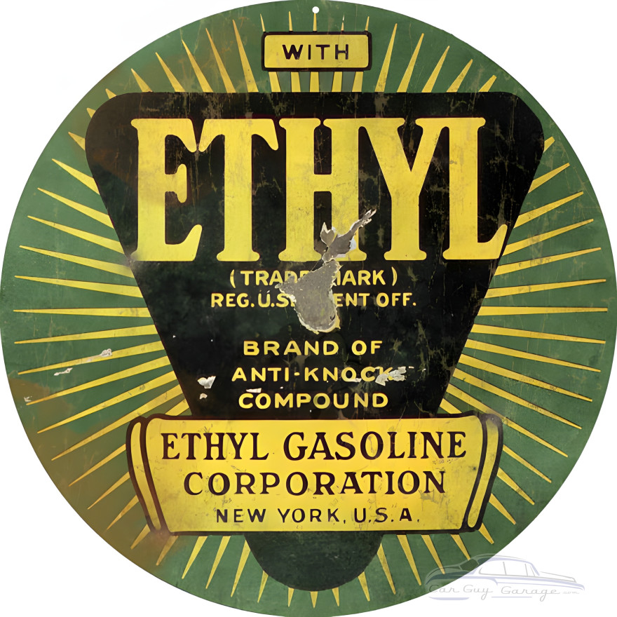 Ethyl Gasoline Corporation Service Metal Sign - 14" Round Ethyl Gasoline Corporation Service Metal Sign - 14" Round