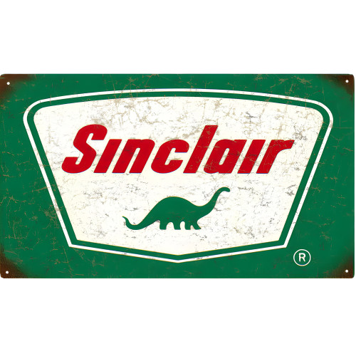 Sinclair Motor Oil Metal Sign - 8" x 14"