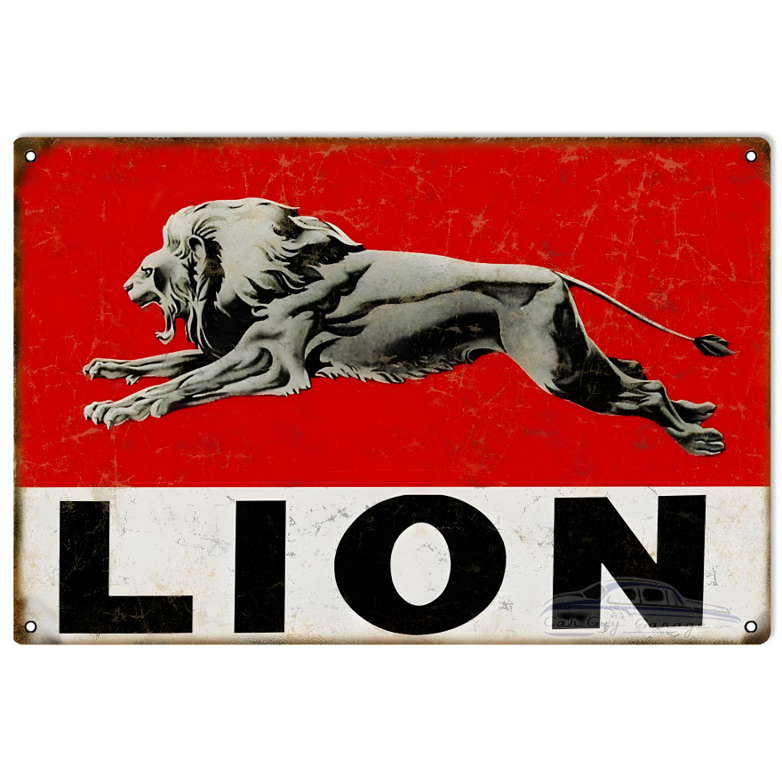 Lion Motor Oil Metal Sign - 12" x 18" Lion Motor Oil Metal Sign - 12" x 18"